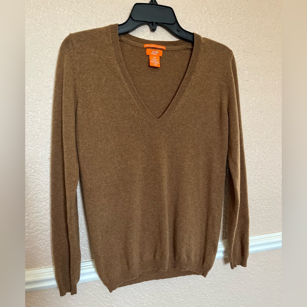 Joe Fresh Cashmere Women’s Sweater V Neck Size SP